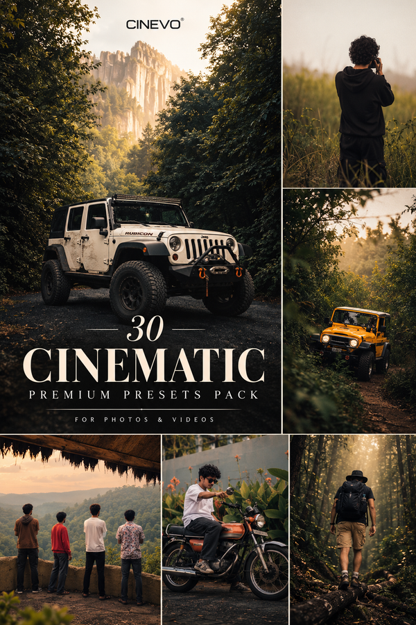 30 CINEMATIC PREMIUM PRESETS PACK
