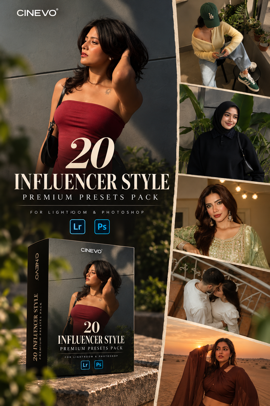 20 INFLUENCER STYLE PRESETS PACK